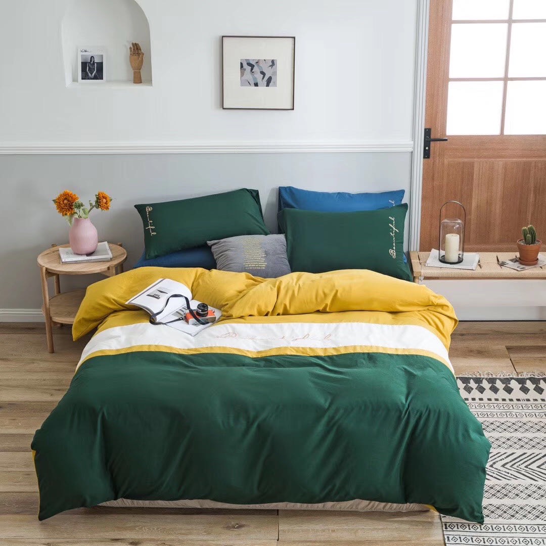 Bộ Chăn Ga Gối Cao Cấp Cotton TiCi Phối TCP9