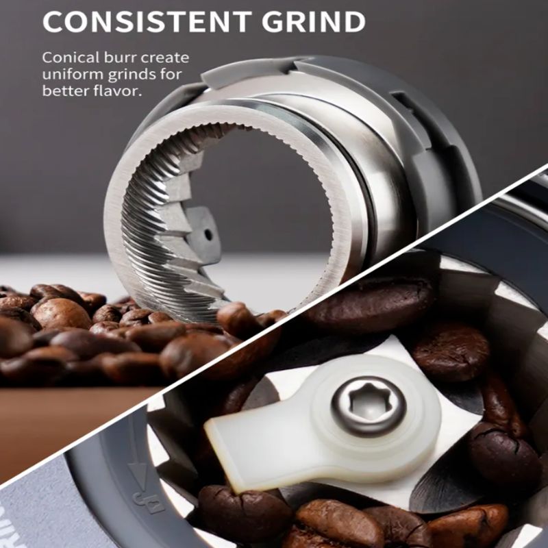 Máy xay hạt cà phê Espresso cao cấp Shardor BD-CG018 Tích hợp 51 chế độ xay hạt cà phê- hàng chính hãng