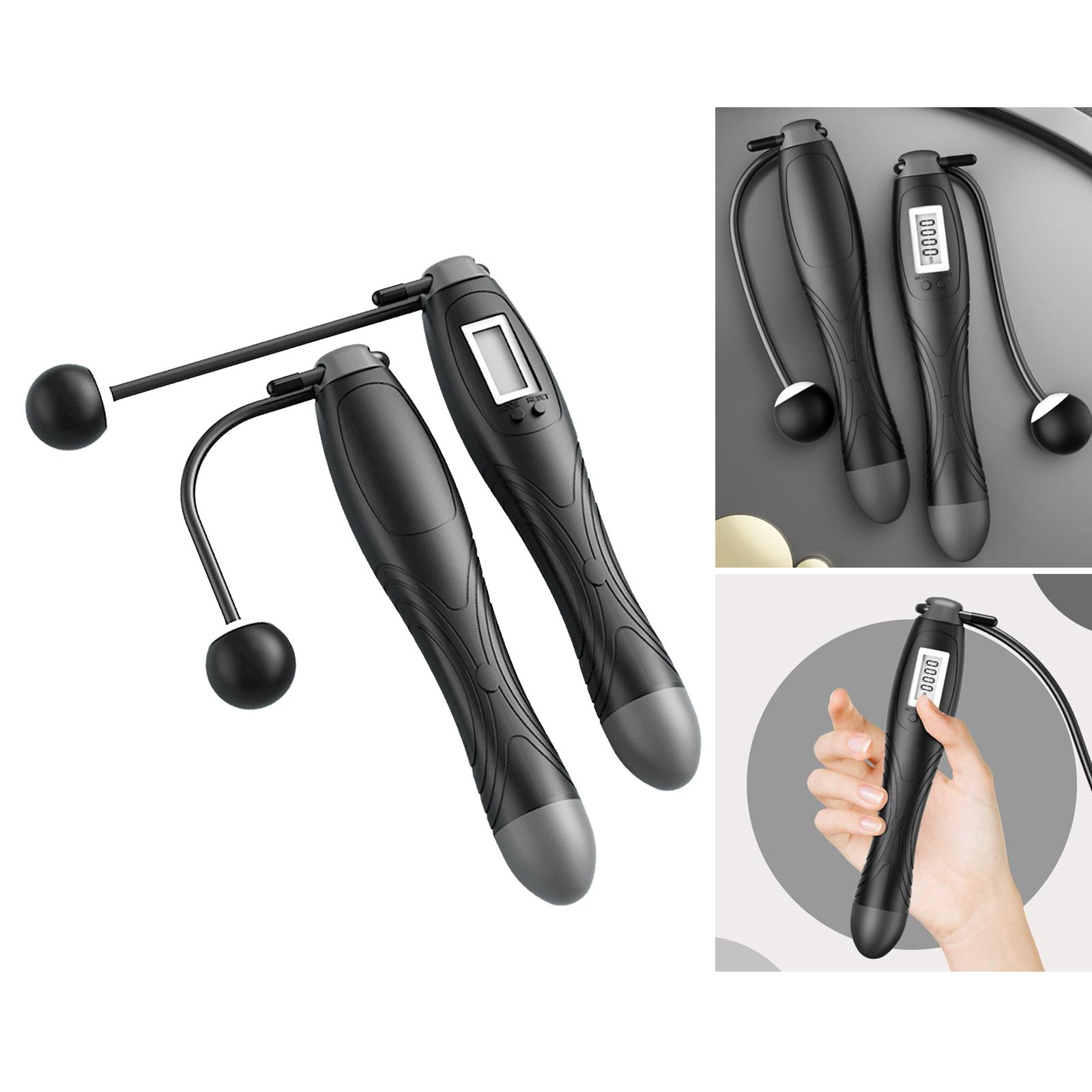 Adjustable Jump Rope 2-In-1 Cordless Skipping Ropes Indoor Outdoor Equipment