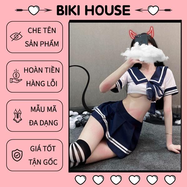 Cosplay học sinh Nhật Bản sexy đáng yêu đồng phục nữ sinh amine gợi cảm dễ thương BIKI HOUSE N762 - HCM - Ship Hỏa Tốc