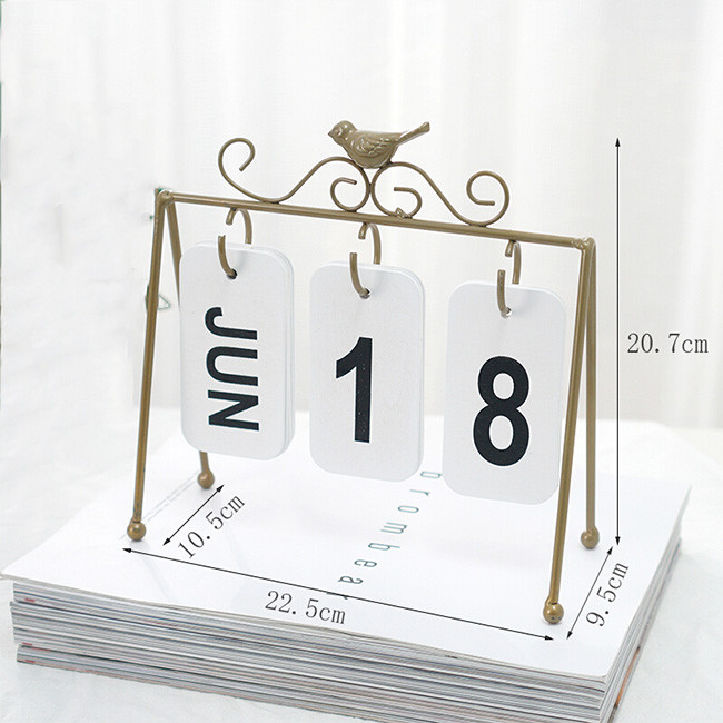 Lịch khung kim loại để bàn	