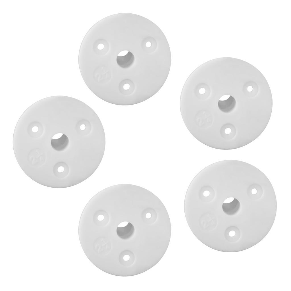 Count 10 Golf Rubber Tee Tees Holder Practice Tool White for Indoor Training