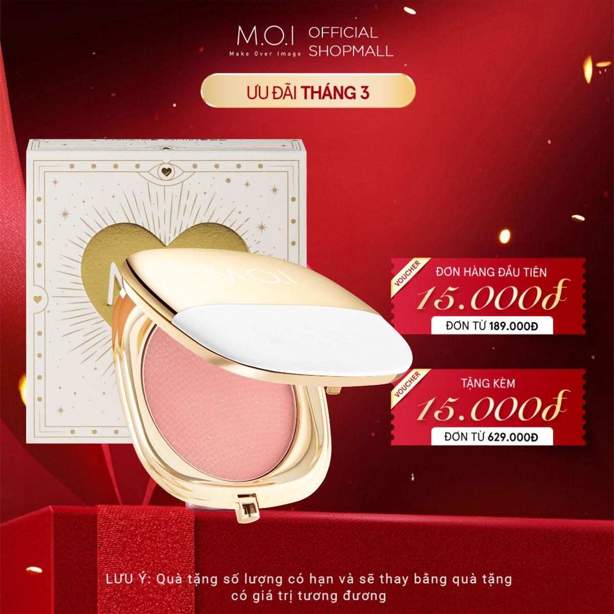 Phấn má hồng M.O.I Phiên bản mùa lễ hội 9g