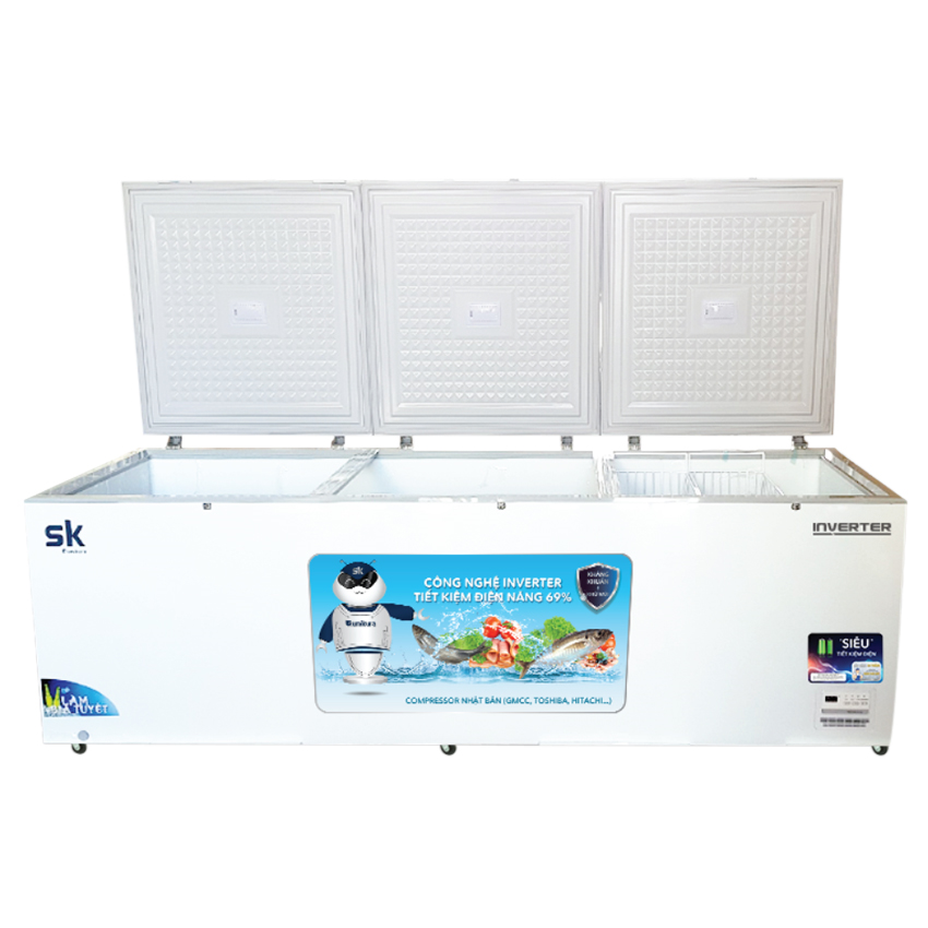 TỦ ĐÔNG 2 CÁNH SUMIKURA INVERTER 1350 LÍT SKF-1350SI ĐỒNG (R290A) (HÀNG CHÍNH HÃNG) (CHỈ GIAO HCM)