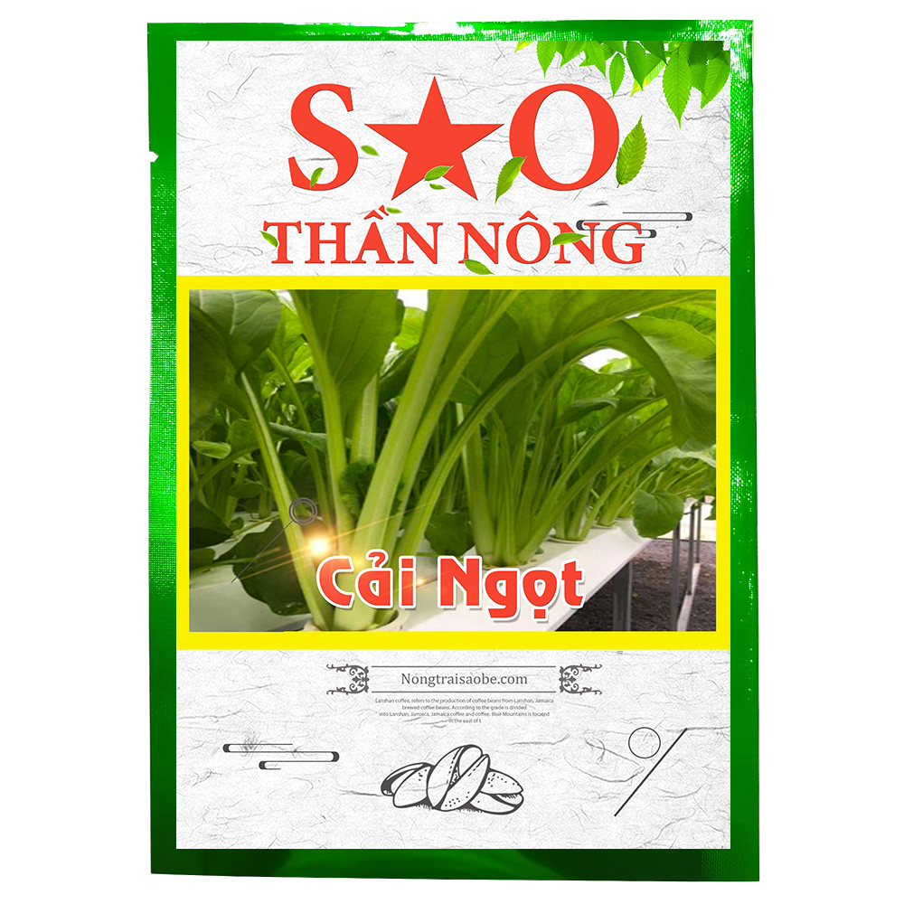 Hạt giống Cải Ngọt Cao sản - Hạt Giống rau Sao thần Nông