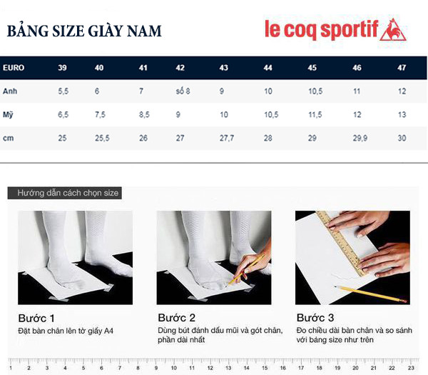 Giày thời trang thể thao le coq sportif nam/nữ QL1NGC11NR