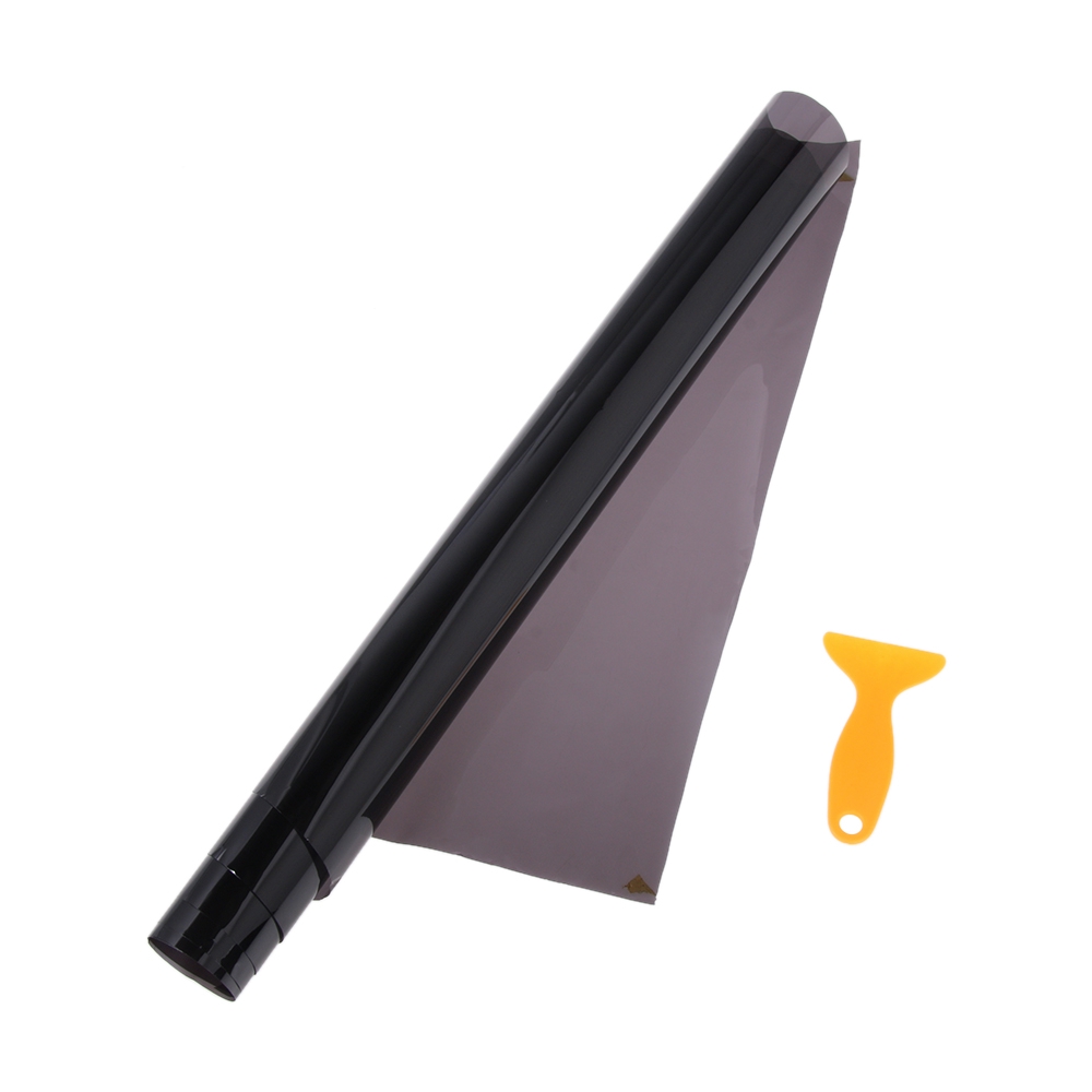Tấm phim cách nhiệt dán cửa xe ô tô, cửa nhà, cửa văn phòng, cửa shop kích thước 50x300cm 25% VLT tặng kèm dụng cụ dán phim
