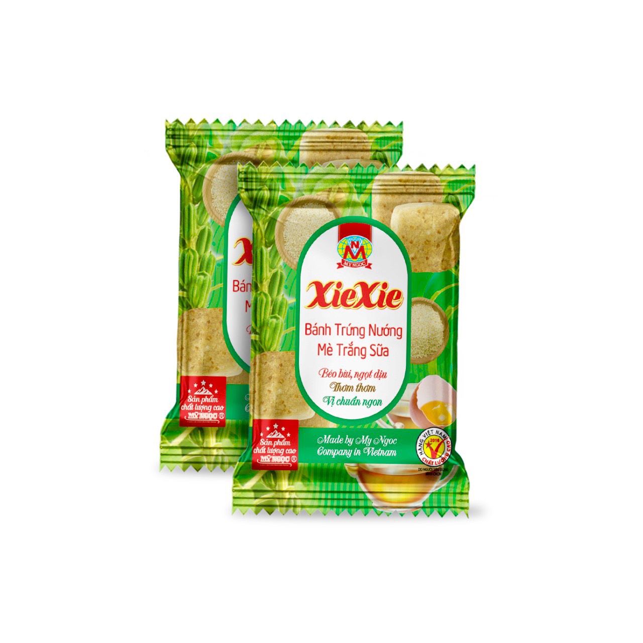 1 kg-1 Bánh trứng nướng XieXie MÈ TRẮNG sữa tươi MỸ NGỌC