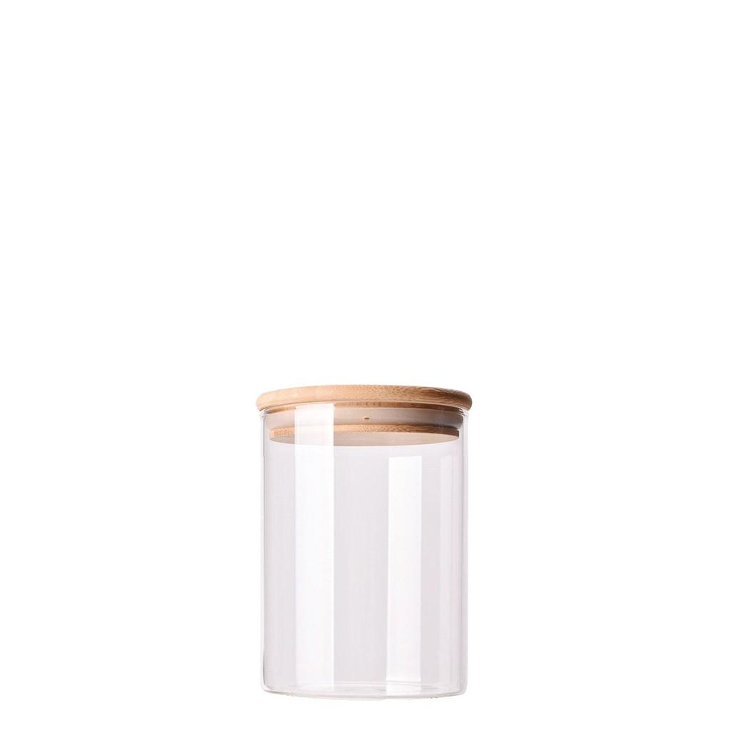 Hũ thủy tinh tròn nắp tre hít kín hơi 0.75L- 1L- 1.5L- 2L - SAPATA