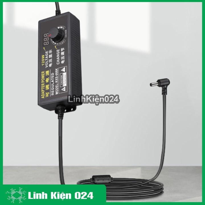 Adapter Điều Chỉnh Điện Áp 9-24VDC Màn Hình Hiển Thị