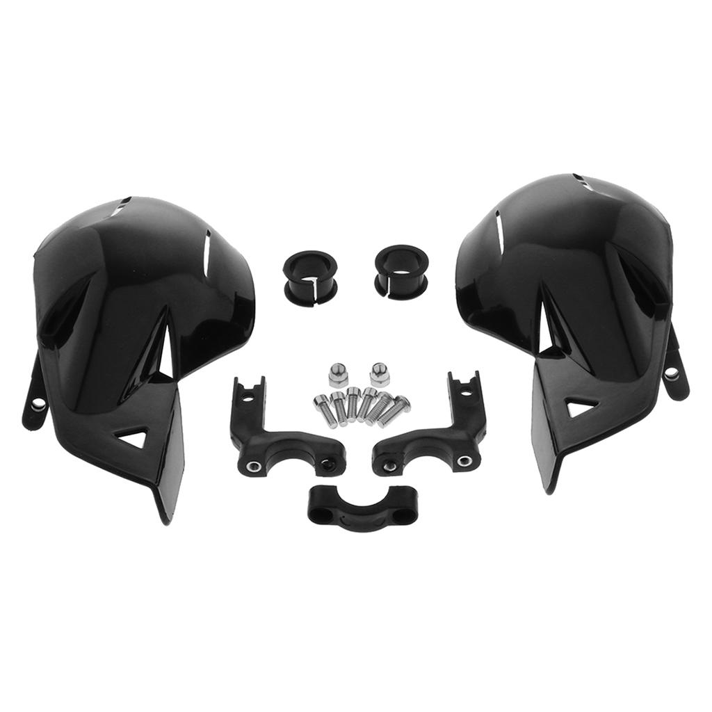 Motorcycle Handguard Mount Kit Handguard for Dirt Bike ATV Black