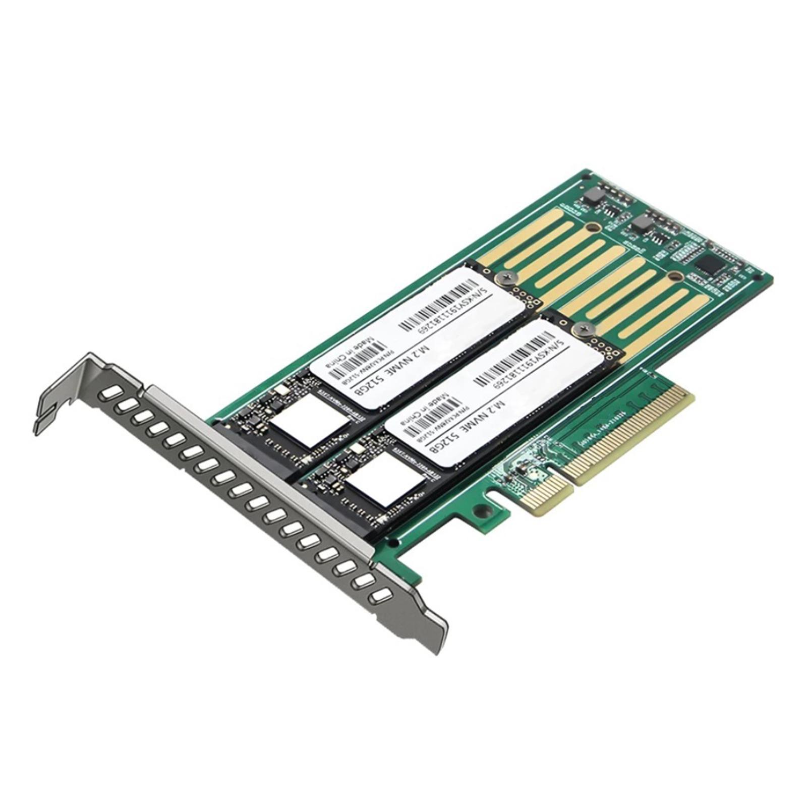 M.2  to Computer  Dual   x8 x16   Adapter Card