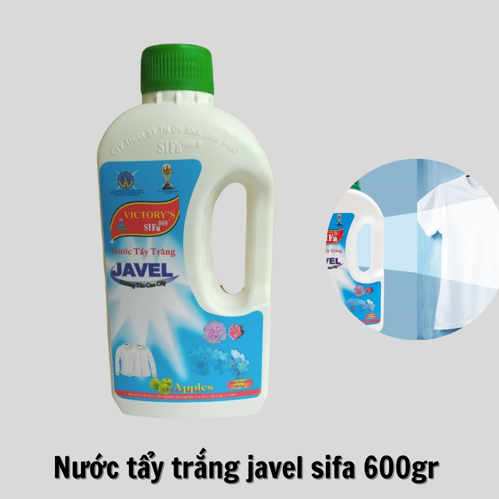 Nước tẩy trắng Javel thông minh Sifa ( tẩy trắng quần áo, đồ chất liệu vải ) cao cấp