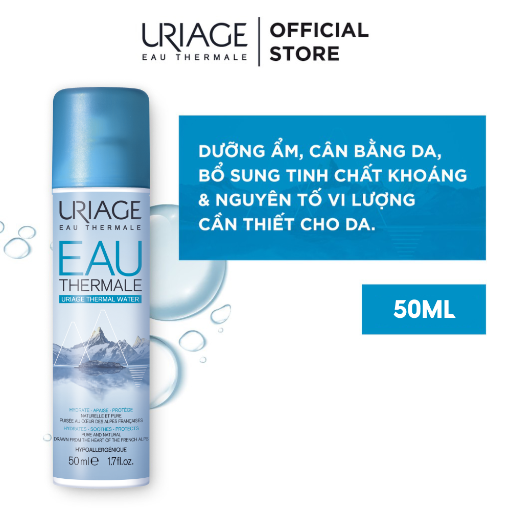 Xịt khoáng cấp ẩm và bảo vệ da URIAGE THERMAL WATER