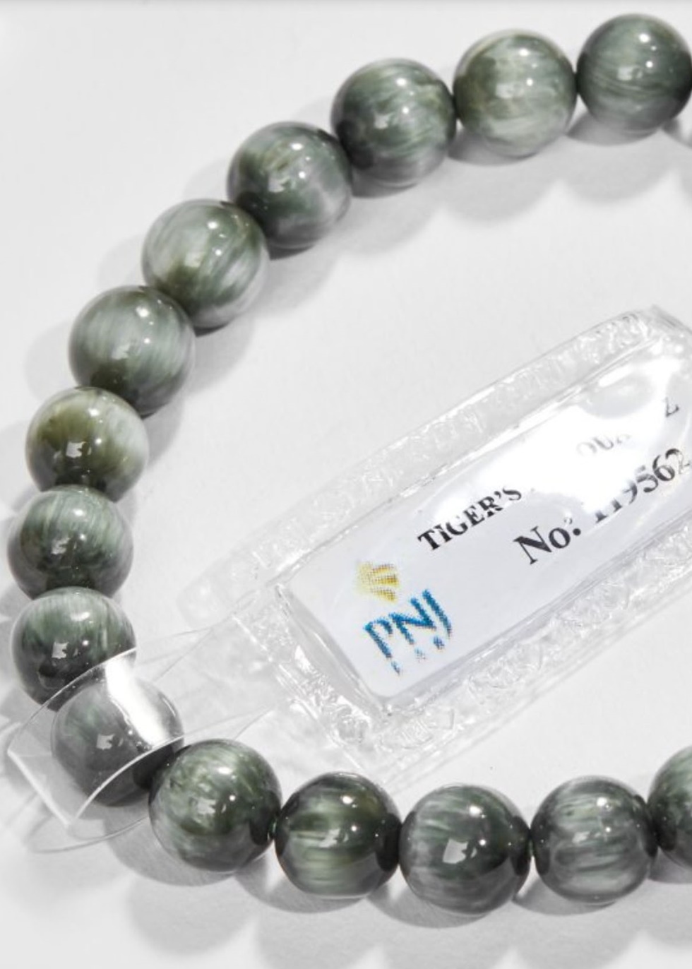 Lắc Tay Đá Opal Mắt Hổ Xanh 7MM Kèm Giấy Kiểm Định