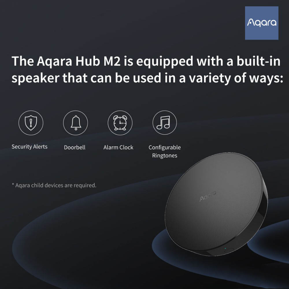 Aqara Hub M2 Smart Zigbee 3.0 và Bluetooth Hồng ngoại - Bản Quốc Tế - Hàng Chính Hãng