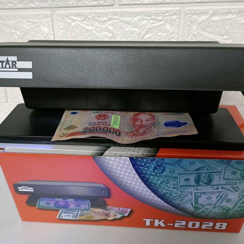Đèn soi tiền gi.ả, tem, giấy tờ cà vẹt, bằng lái xe,vé số với 2 bóng đèn UV, để bàn, công suất 12W