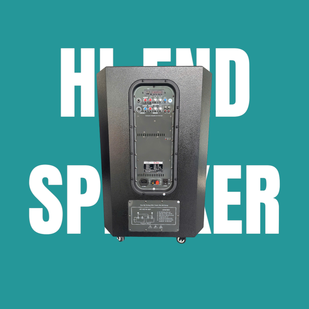 Loa Kéo Karaoke Rinton K-900 công suất 1200W (hàng chính hãng)