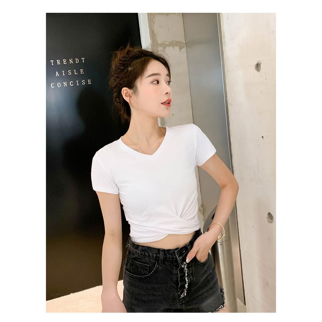  Áo Soắn Eo Chất Cotton Dãn Xưởng May DCS