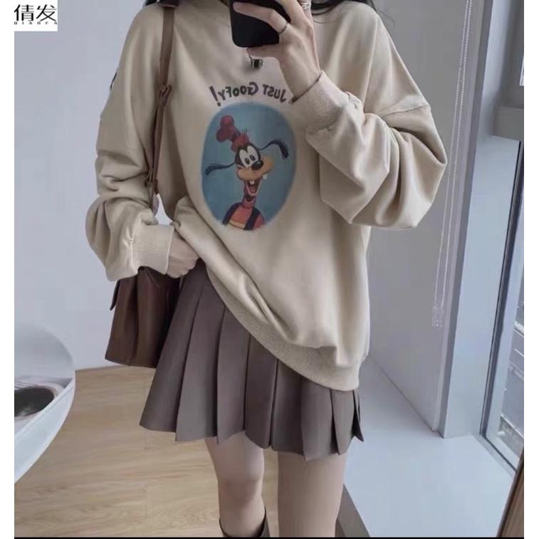 Sét nỉ cún mix chân váy tennis TTS