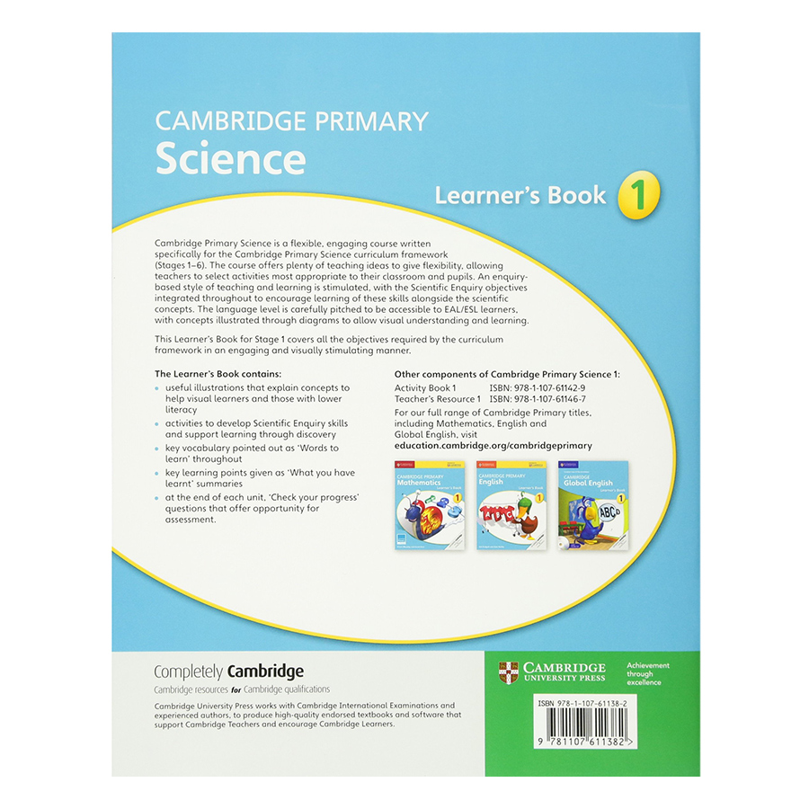 Cambridge Primary Science 1: Learner Book