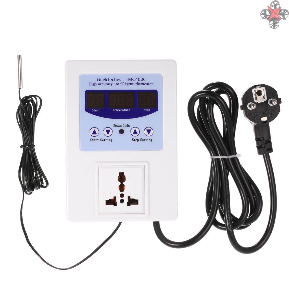 Công Tắc Điều Khiển Nhiệt Độ Thông Minh Ac110-240V 10a
