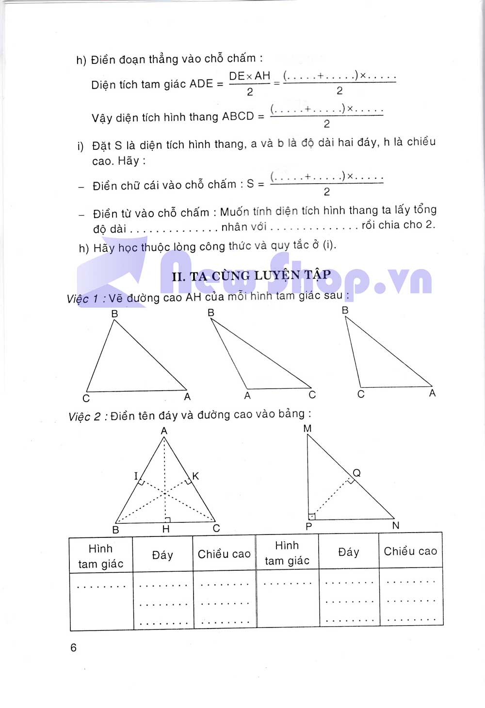 Vở Bài Tập Nâng Cao Toán 5 Tập 2 ( Theo Chương Trình Mô Hình Tiểu Học Mới VNEN )