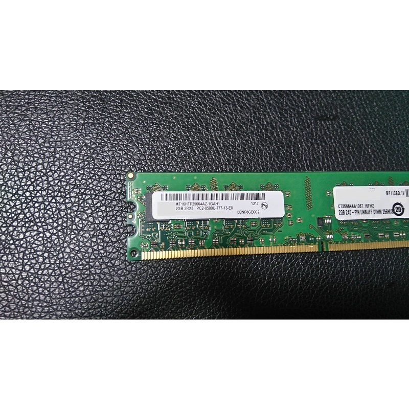 Ram PC 2GB DDR3 bus 1066 (8500U) dùng cho máy tính bàn, desktop