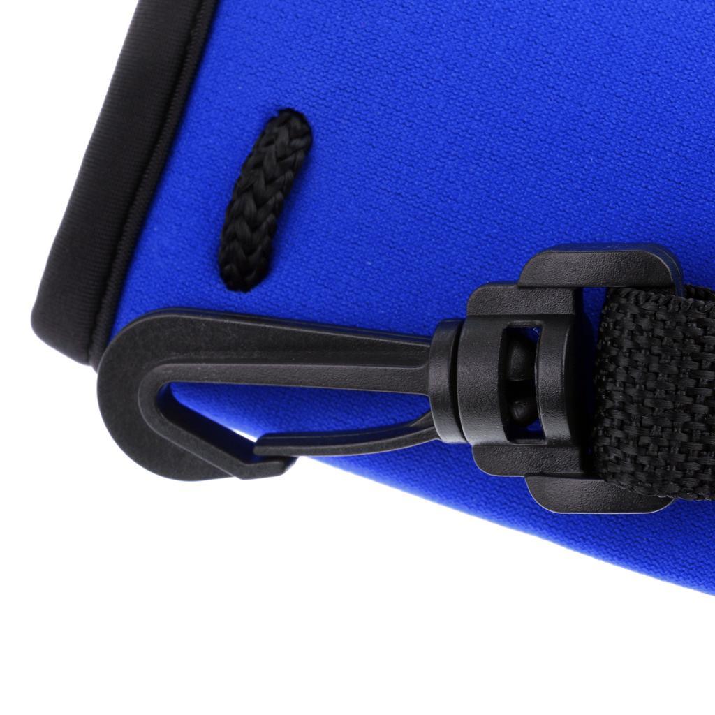 3x 500ml Neoprene Sport Water Bottle Cover Pouch Sleeve Bag Holder Black Blue Red