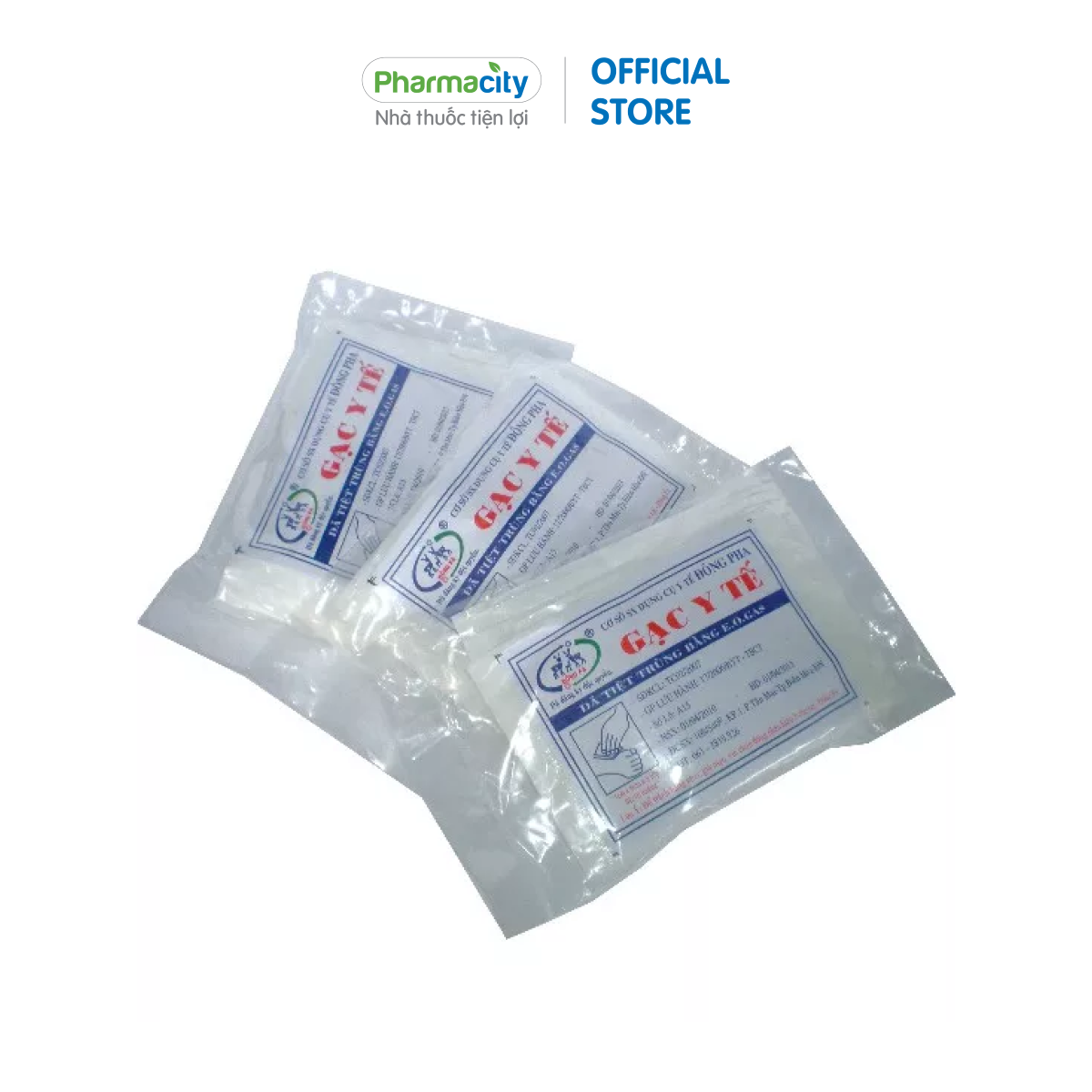 Gạc y tế tiệt trùng Đông Pha 5cm x 6cm