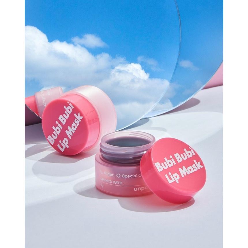 Mặt Nạ Ngủ Môi Dưỡng Ẩm Chống Lão Hóa Unpa Bubi Bubi Lip Mask 9g