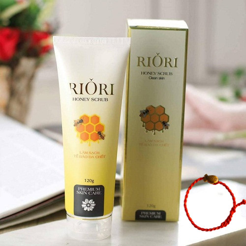 Tẩy Tế Bào Chết Riori Honey Scrub (120g) - Tặng Kèm Vòng Tay Phong Thủy May Mắn