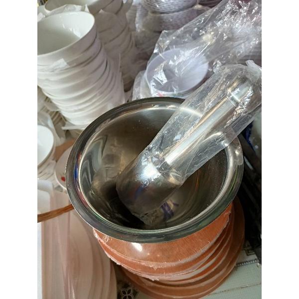 Bộ cối chày inox vietcook đk 16cm