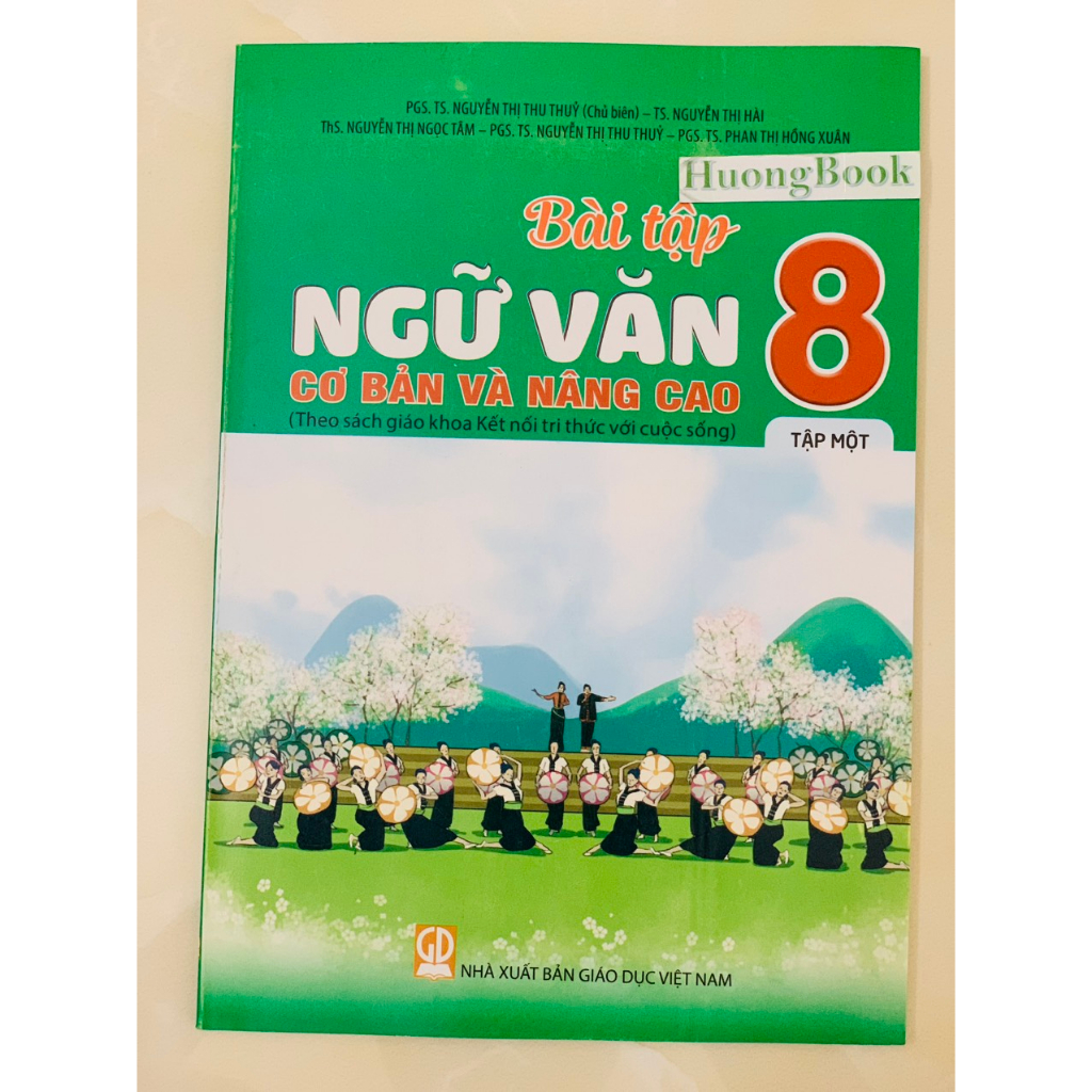 Sách - Combo Bài tập ngữ văn 8 cơ bản và nâng cao - tập 1 + 2