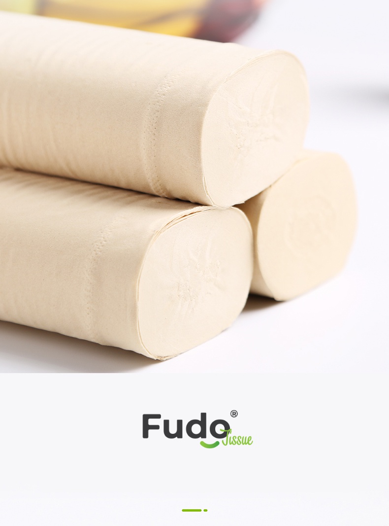 Khăn giấy tre Fudo - Combo (20 gói giấy ăn (1 thùng) + 30 cuộn giấy vệ sinh không lõi (1 thùng)): 100% bột tre, không tạo mùi, không tẩy trắng