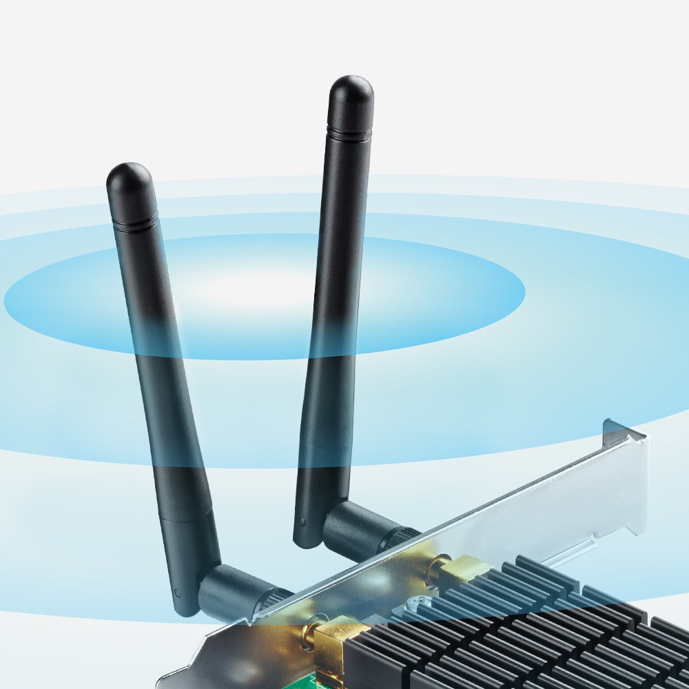 Bộ Chuyển Đổi Wifi TP-Link Archer T6E Băng Tần Kép PCI Express AC1300 - Hàng Chính Hãng