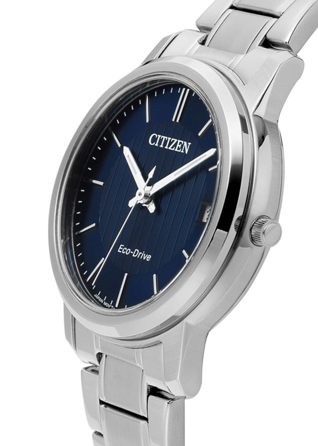 Đồng Hồ Citizen Nữ Dây Kim Loại Máy Eco-Drive FE6011-81L - Mặt Xanh (33.3mm)