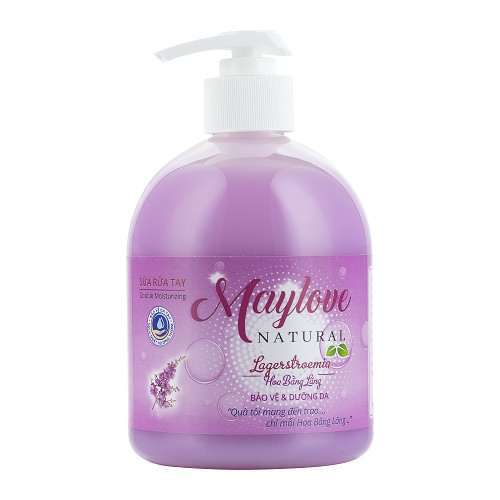 Sữa Rửa Tay Maylove Lavender 5 lít + Tặng 1 Chai SRT Hoa Bằng Lăng 500ml