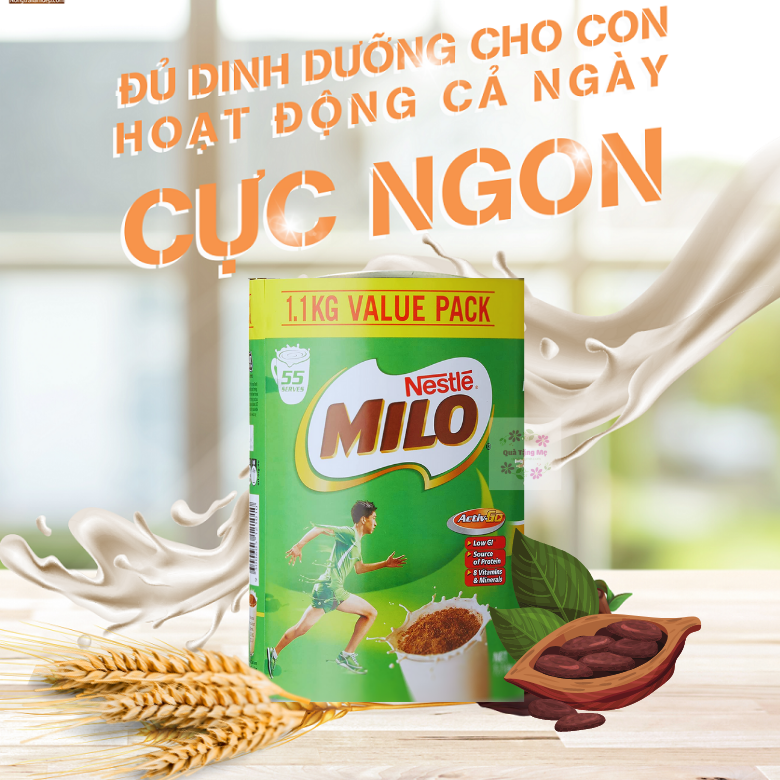 Sữa Milo Nestle chính hãng nội địa Úc 1kg - Phát triển chiều cao, tràn đầy năng lượng - OZ Slim Store