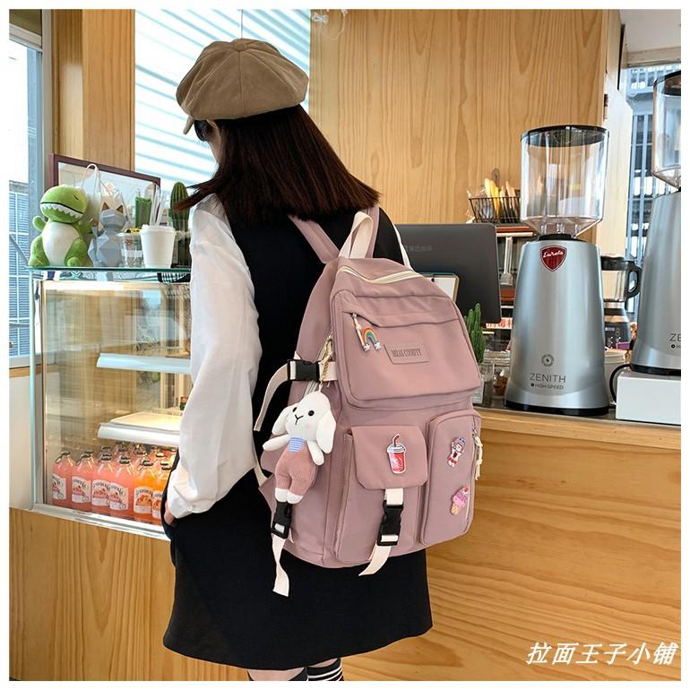 Cặp đi học tặng 4 sticker gắn sẵn y hình siêu xinh G243 - BaloGigo