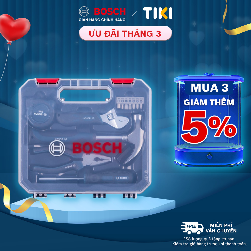 Bộ Dụng Cụ Đa Năng 12 Món Bosch