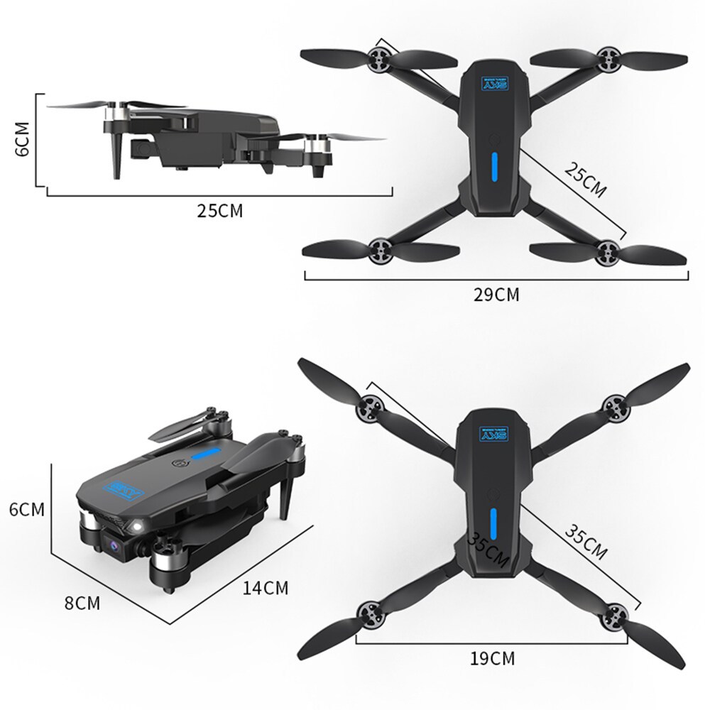 Máy Bay Flycam Camera 4K E88 Max 2024 Cao Cấp Động Cơ Không Chổi Than Siêu Bền Tránh Va đập, 2 Camera có cảm biến bụng giữ thăng bằng khi bay - Hàng Chính Hãng  - Bản 1 pin