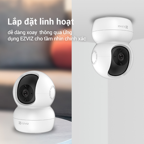 Camera WI-FI EZVIZ TY2 Trong Nhà, Quay 360 Độ, FHD 1080P, Đàm Thoại 2 Chiều--Hàng Chính Hãng