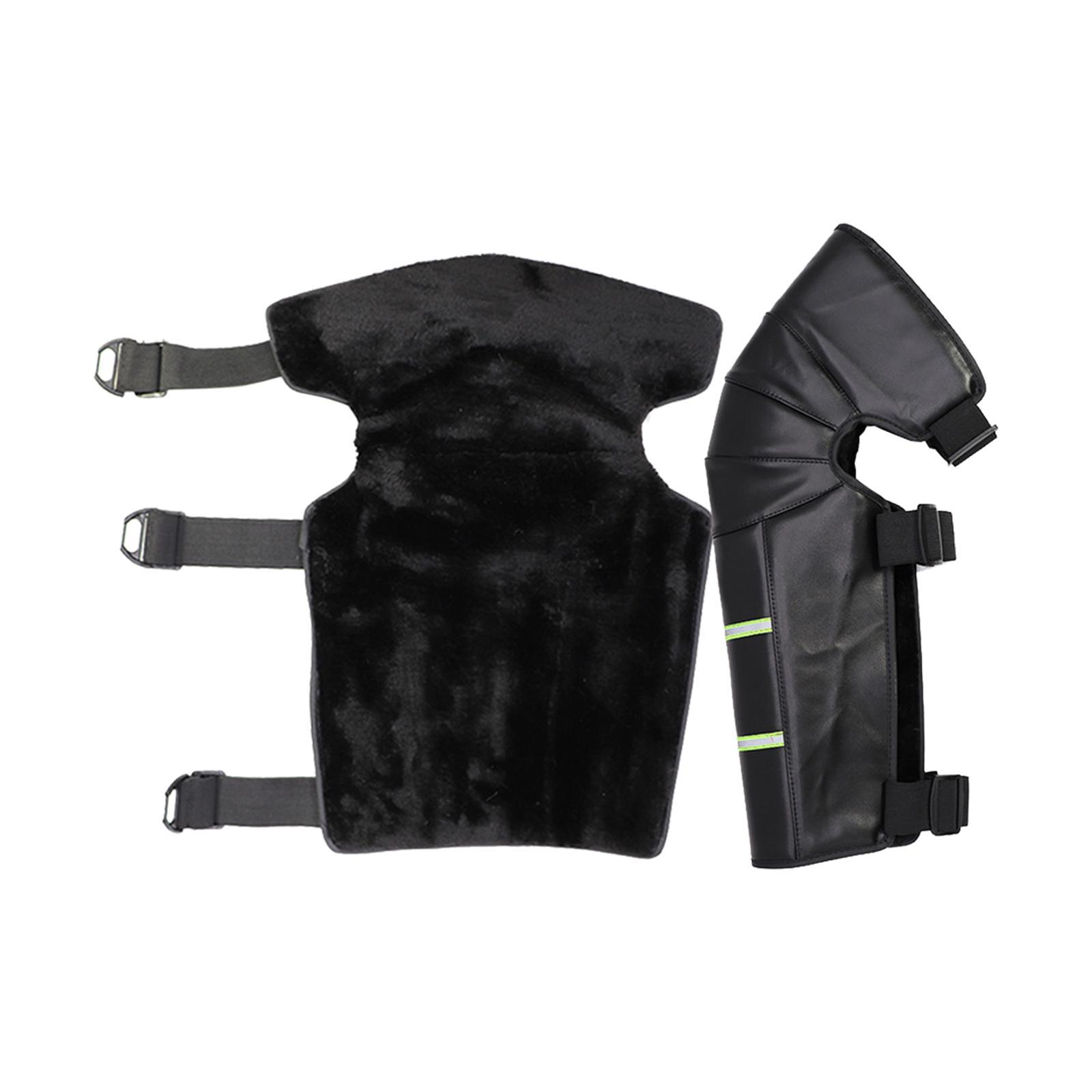 2x Knee Pads Guards Leggings Motorcycles Protective Gear Adjustable Scooter