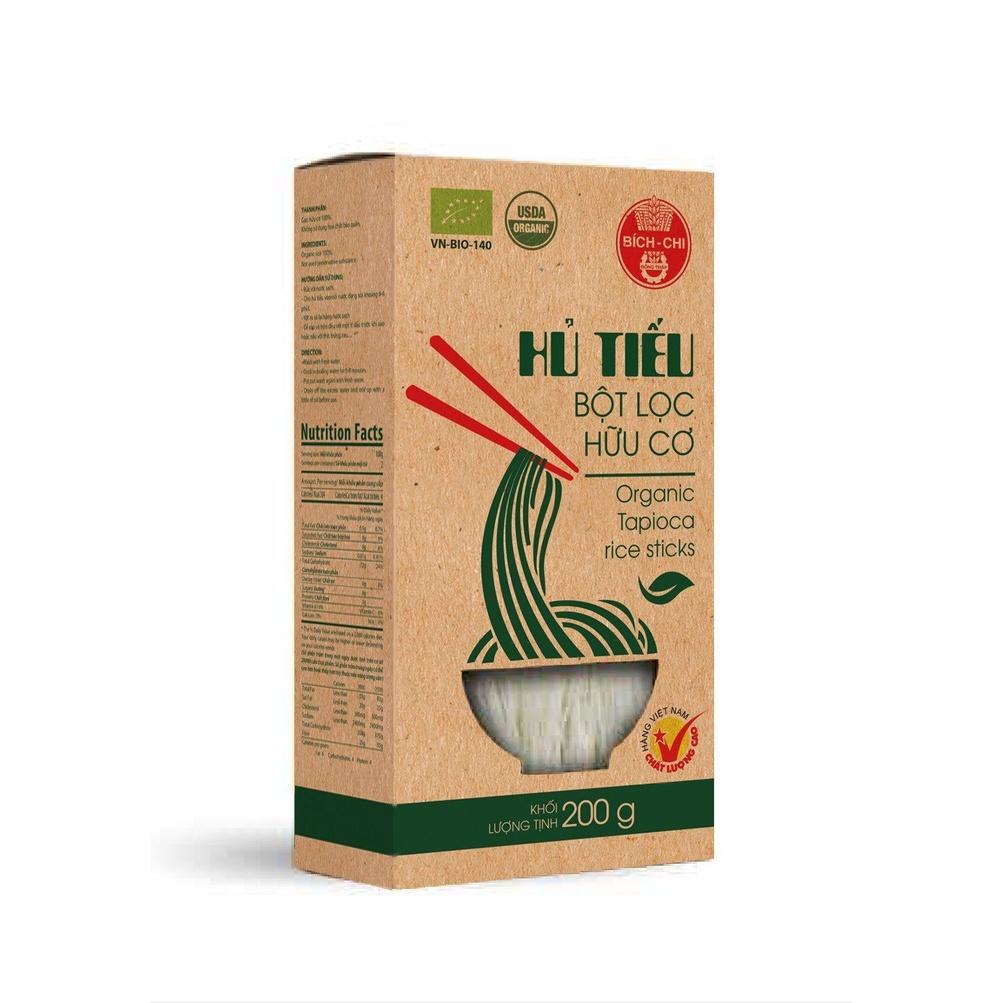 Hủ tiếu bột lọc hữu cơ 200g, Hủ tiếu Bích Chi hữu cơ