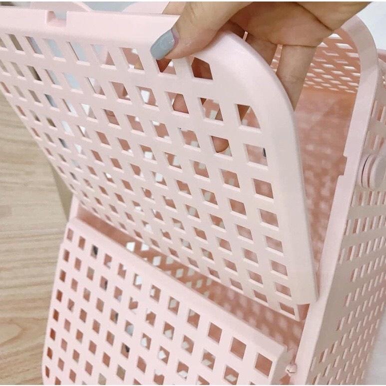 Làn đi sinh cho mẹ và bé nhật bản inochi loại giỏ xách có quai giữa kèm nắp tiện dụng