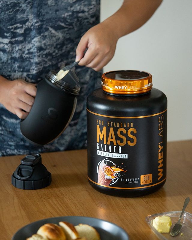 [MUA 1 TẶNG 1] Sữa hỗ trợ tăng cân an toàn Wheylabs Mass hũ 7lbs (3.1kg) - TẶNG KÈM BCAA Wheylabs 30 lần dùng