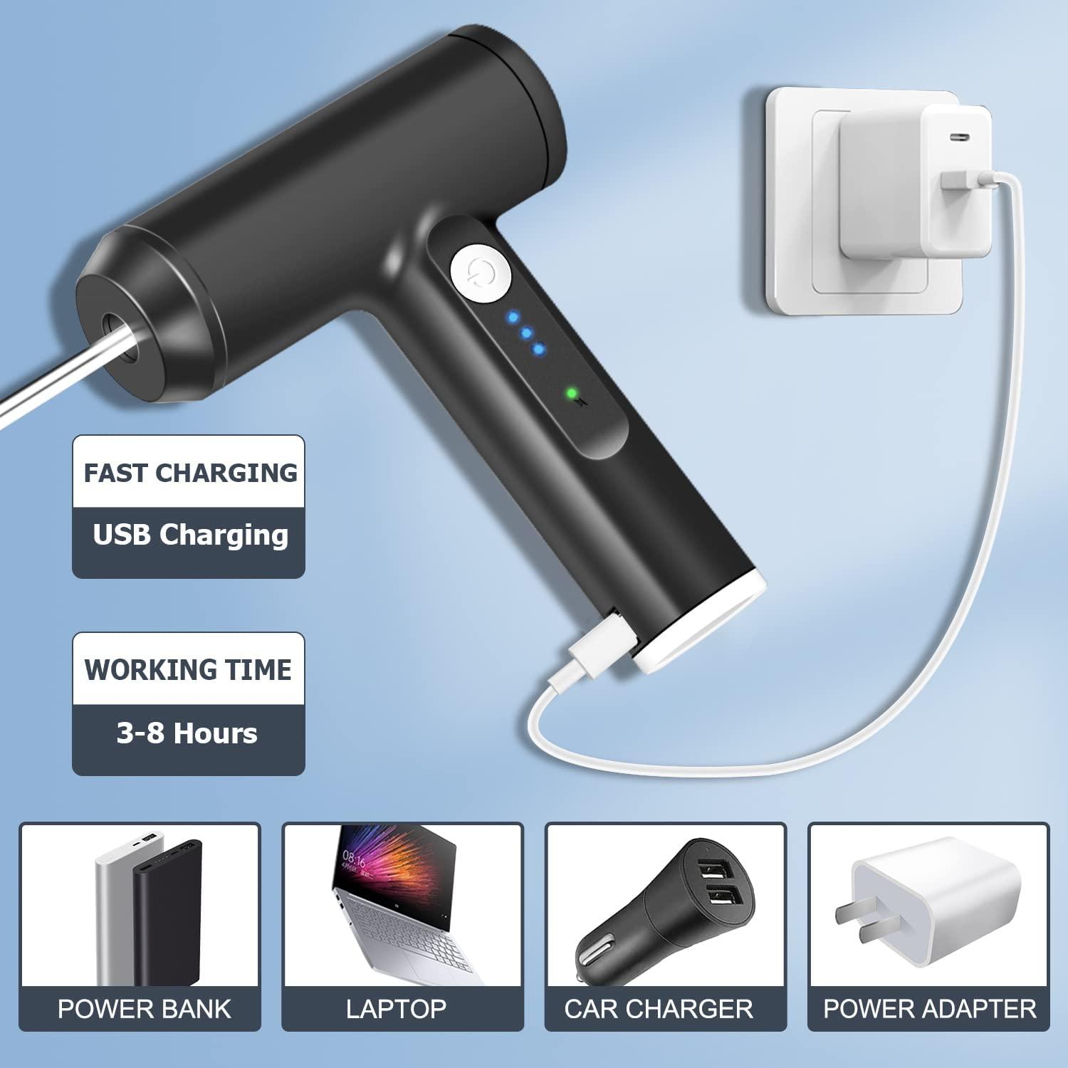 Máy đánh trứng điện không dây, Máy đánh trứng điện, 3 máy đánh 3 tốc độ có thể điều chỉnh