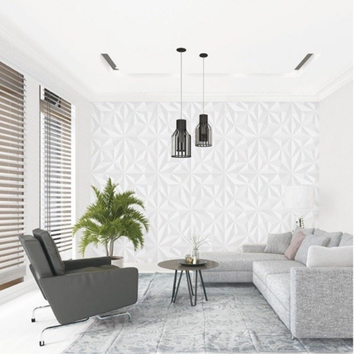 Bộ 10 Tấm Xốp Dán Tường Cổ Điển Kim Cương 70x70cm Sang Trọng, Lịch Lãm