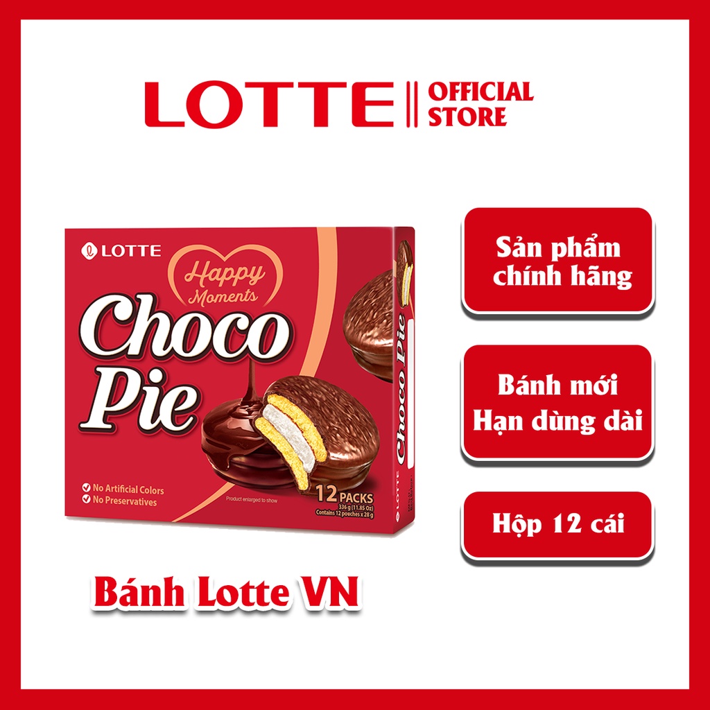 Bánh Lotte Choco Pie Orginal - 12 cái